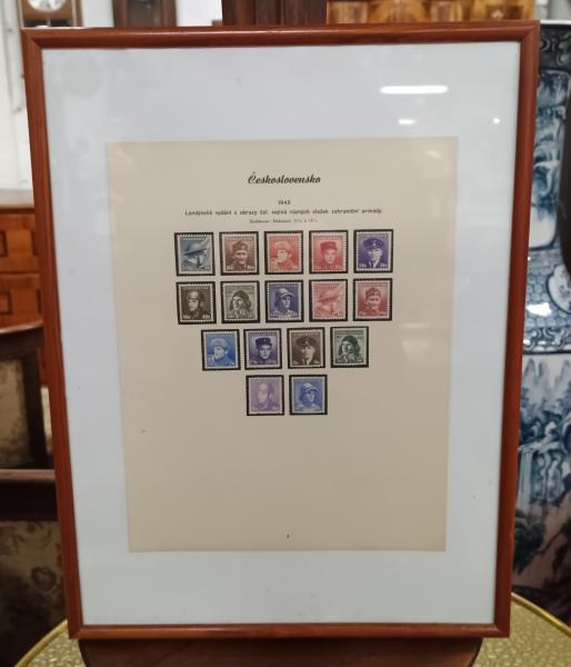 Stodola.cz - Obraz s poštovními známkami